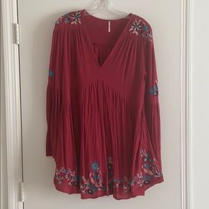 Free People Embroidered Dress